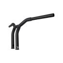 10" Dominator Raked Bar Handlebar Black 1 1/4"...