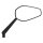 Mini Stocker Billet Mirror Black Anodized