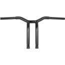 12" Dominator Raked Bar Handlebar Black 1 1/4" Gloss