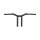 10" Dominator Straight Bar Handlebar Black 1 1/4" Satin