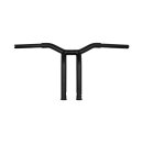 12" Dominator Raked Bar Handlebar Black 1 1/4"...