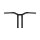 12" Dominator Raked Bar Handlebar Black 1 1/4" Satin