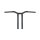 14" Dominator Raked Bar Handlebar Black 1 1/4" Satin
