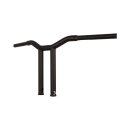 12" Dominator Straight Bar Handlebar Black 1 1/4" Satin