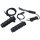 ISO Heated Grips Black 1" Gloss Dual Cable