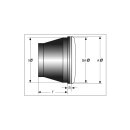 Typ 10 5 3/4" LED Headlight Insert Clear