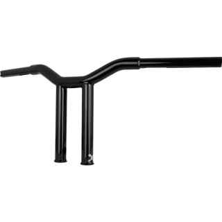 10" Dominator Straight Bar Handlebar Black 1 1/4" Gloss