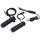 ISO Heated Grips Black 1" Gloss Throttle By Wire