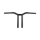 12" Dominator Straight Bar Handlebar Black 1 1/4" Gloss