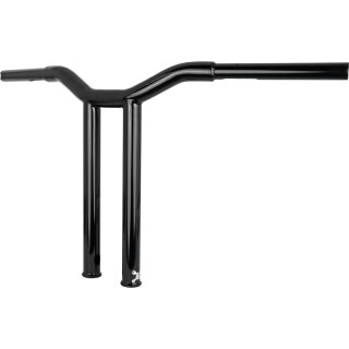 14" Dominator Straight Bar Handlebar Black 1 1/4" Gloss