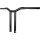 14" Dominator Straight Bar Handlebar Black 1 1/4" Gloss