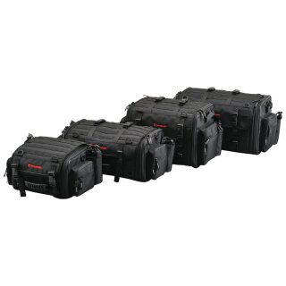 20-26L Expandable Seatbags variable volume of 20 - 26 liter Black