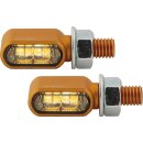 Little Bronx LED Turn Signal/Position Light Gold Tinted LED