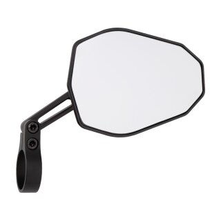 Victory-Slim Handlebar End Mirror Long Version Black Satin