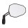 Victory-Slim Handlebar End Mirror Long Version Black Satin