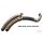 Snake on the Road Outline Headpipes 2 1/2“ VA satin, Heat Shield hole raw