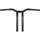 14" Dominator Raked Bar Handlebar Black 1 1/4"...