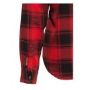 Queen Kerosin Acid checkered shirt black/bordeaux