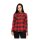 Queen Kerosin Acid checkered shirt black/bordeaux
