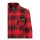 Queen Kerosin Acid checkered shirt black/bordeaux