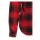 Queen Kerosin Acid checkered shirt black/bordeaux