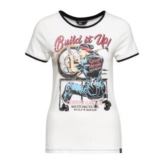 Queen Kerosin Built Up T-shirt offwhite