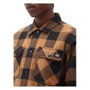 Dickies Sherpa Lined sacramento shirt brown duck