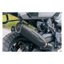 KessTech 2-1 Explorer E5 Auspuff Enschalldämpfer schwarz für Harley Pan America 21-23