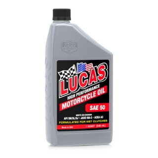 Lucas, motor oil SAE 50W. 1 Quart