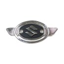 Tank Emblem silber schwarz für Suzuki