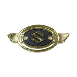 Tank Emblem gold schwarz für Suzuki