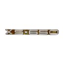 Side Cover Emblem yellow gelb für Yamaha XS 650
