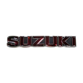 Tank Emblem schwarz rot für Suzuki GT250 GT185 GT550 GT380