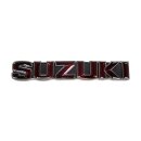 Tank Emblem schwarz rot für Suzuki GT250 GT185 GT550...