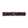 Suzuki gas tank emblem, black/red