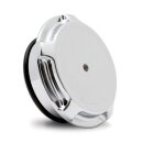 NESS BEVELED DUMMY GASCAP W/LED GAUGE