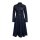 Queen Kerosin Q Crown swing dress dark blue
