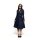 Queen Kerosin Q Crown swing dress dark blue