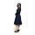Queen Kerosin Q Crown swing dress dark blue