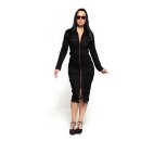 Queen Kerosin Motor Queen pencil dress black