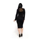 Queen Kerosin Motor Queen pencil dress black