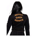 Queen Kerosin Motor Queen pencil dress black
