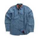 Roeg Bear premium denim shirt light blue