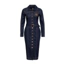 Queen Kerosin Q Crown pencil dress dark blue