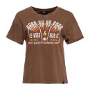 Queen Kerosin Free Born T-shirt dark brown