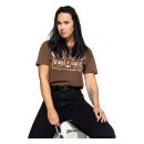 Queen Kerosin Free Born T-shirt dark brown