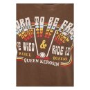 Queen Kerosin Free Born T-shirt dark brown