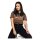 Queen Kerosin Free Born T-shirt dark brown