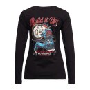 Queen Kerosin Built Up longsleeve black