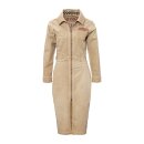 Queen Kerosin Workwear PencilDress beige oil wash